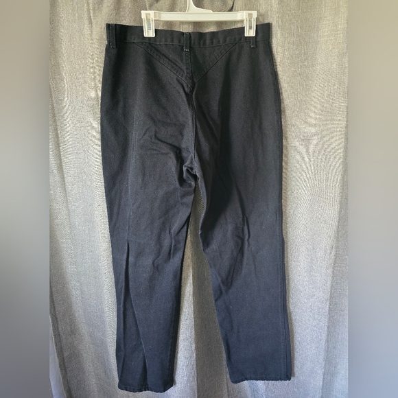 Ozark Mountain Jeans Womens (32x31) Tall Bareback High Rise Black 90s VTG Rodeo - Picture 5 of 10